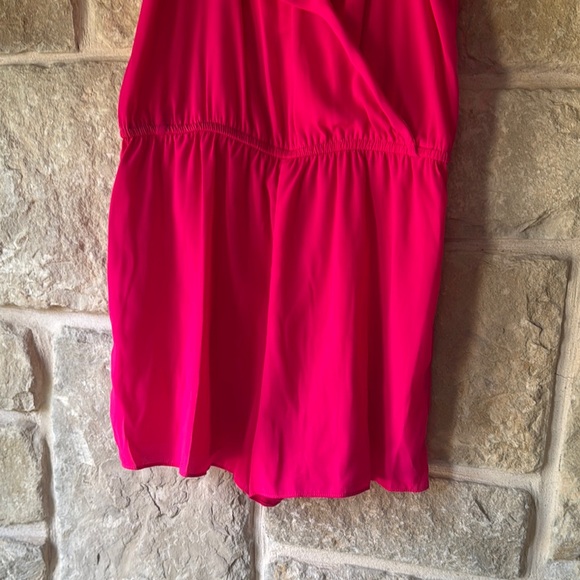 Vibrant Pink Ruffle Romper - Picture 5 of 11